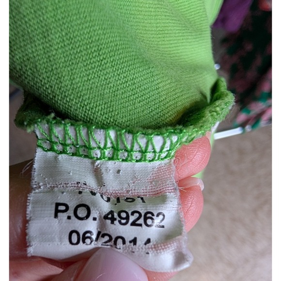 VTG Vineyard Vines Mens Long Sleeve Green Blue Whale Graphic Cotton Tee Prep Y2K - Picture 8 of 11